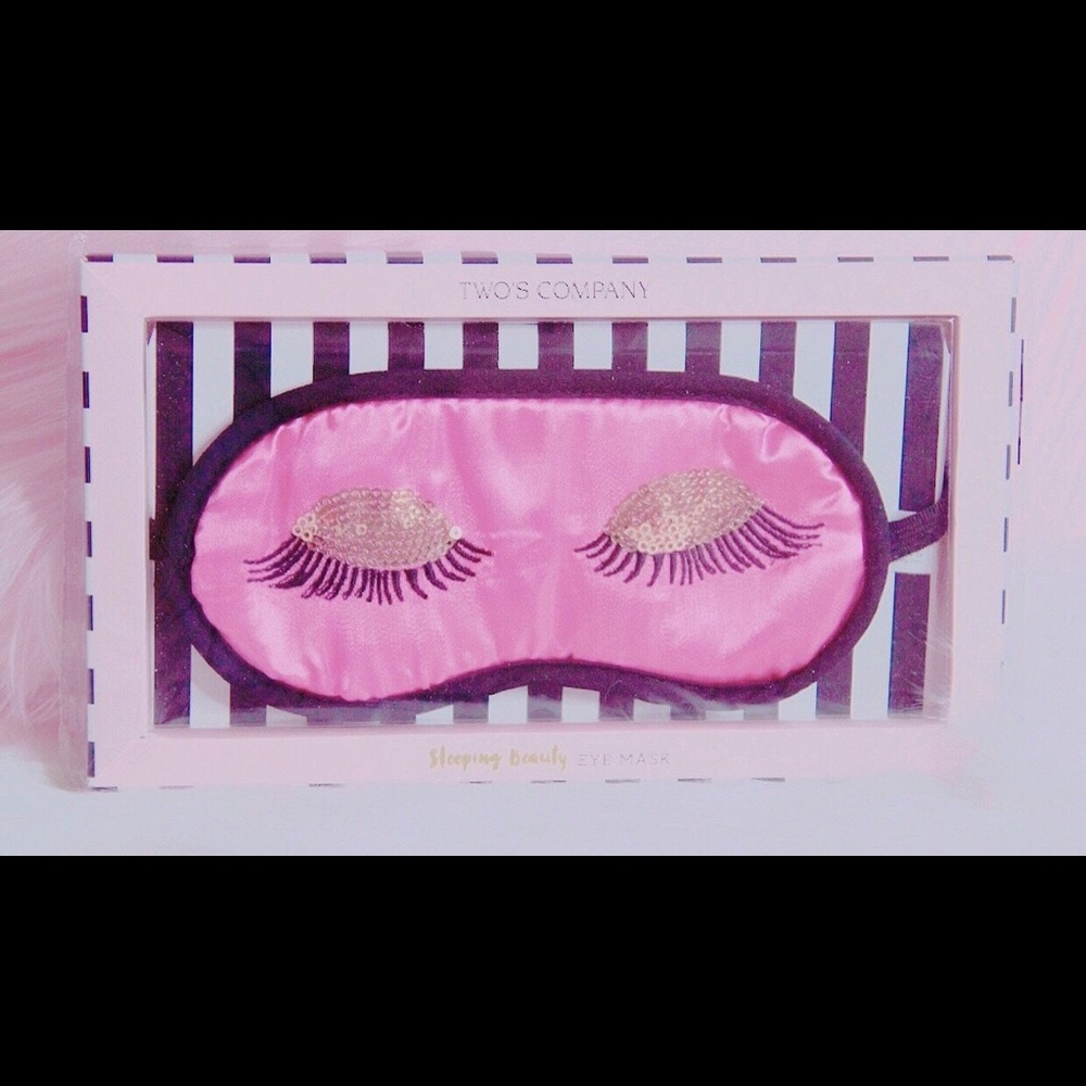 pink glam sleeping mask